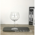 custom 560ml round goblet wine glass